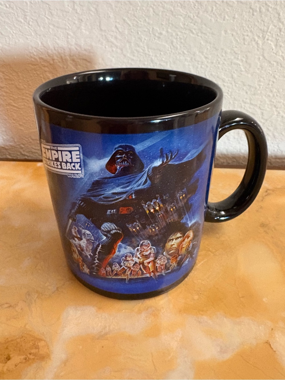 Star Wars Blue and Black Empire Strikes Back Ceramic Mug